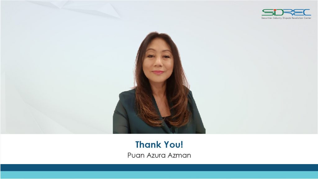 Retirement of Puan Azura Azman as Industry Director