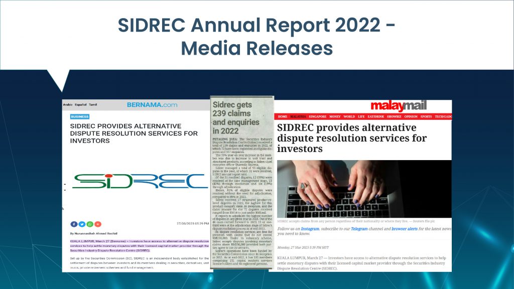 SIDREC’s Dispute Resolution Services Gain Traction as Investor Awareness Grows